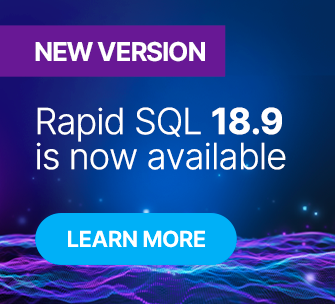 RapidSQL Version