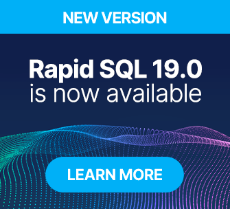 RapidSQL Version