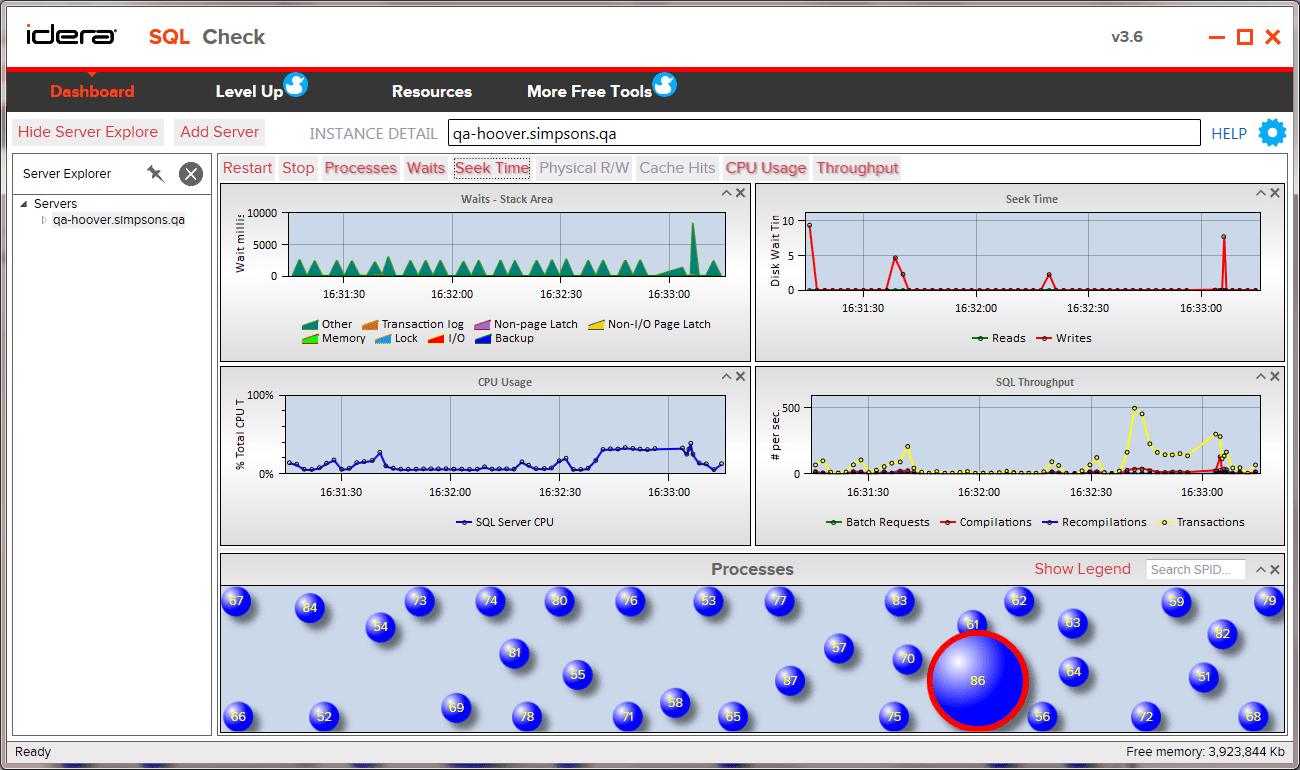 Geweldig Mondwater Rendezvous Monitor SQL Server Performance | SQL Check | IDERA