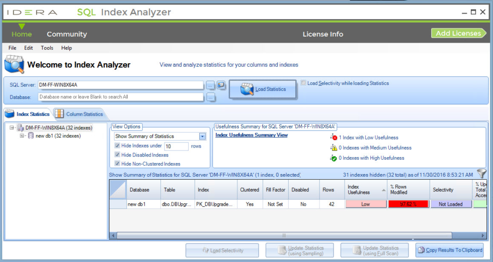 How to analyze the health of SQL Server database indexes | IDERA