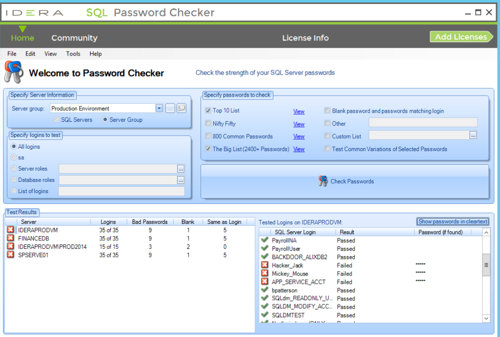 SQL Compliance Manager reports