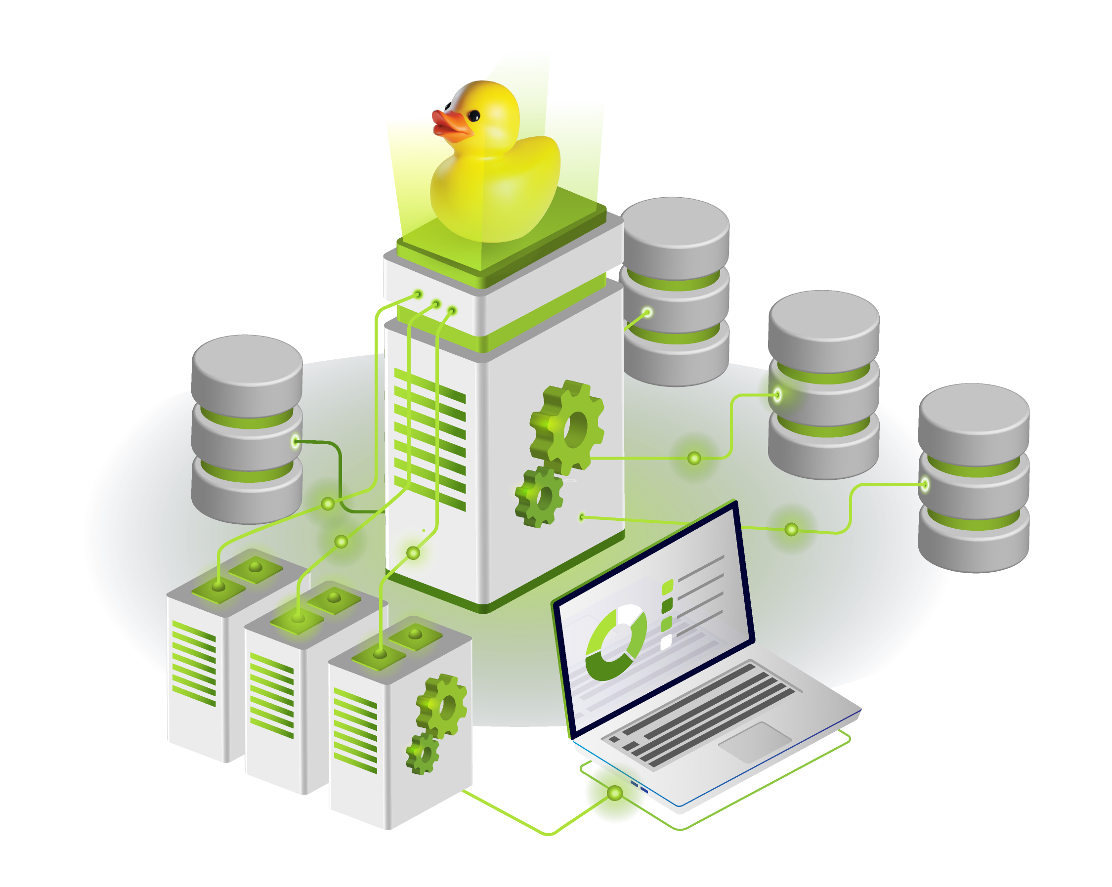 SQL Compliance Manager Illustration with the IDERA Duck