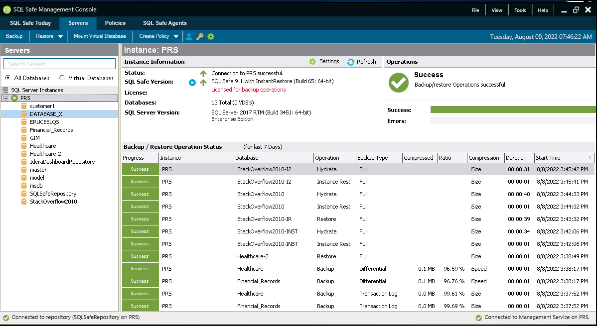 SQL Compliance Manager reports