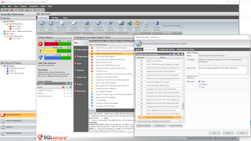 Activity monitoring at the database level