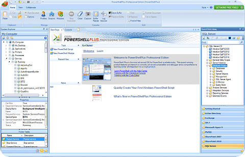 PowerShell Plus Dashboard
