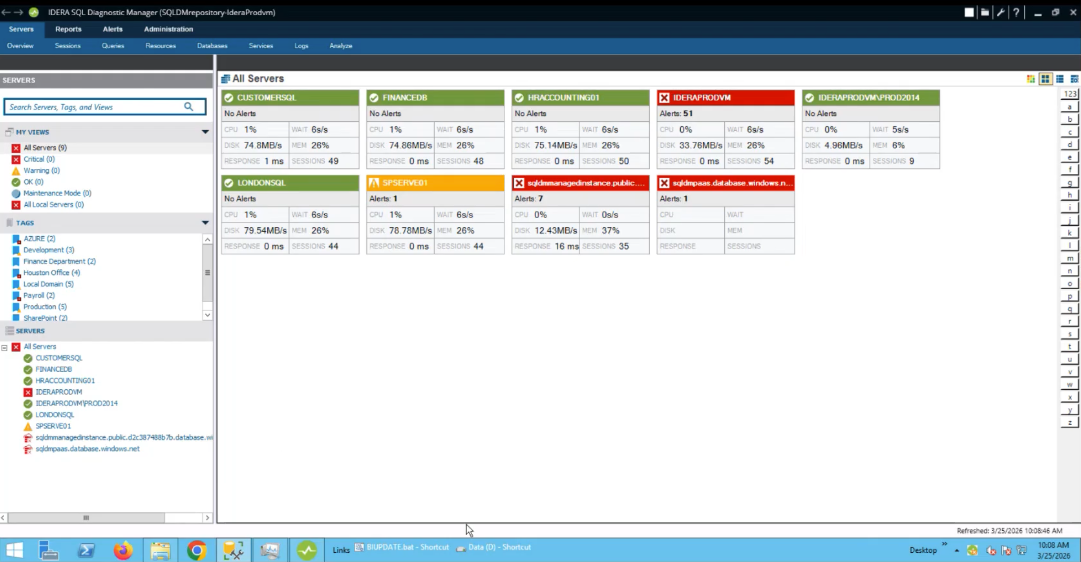 SQL SM Console